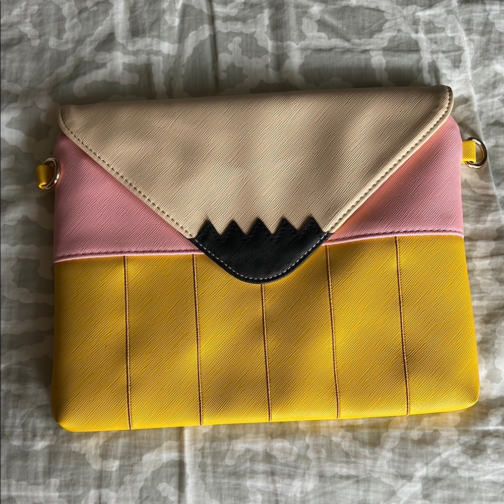 NWOT Pencil Clutch Bag